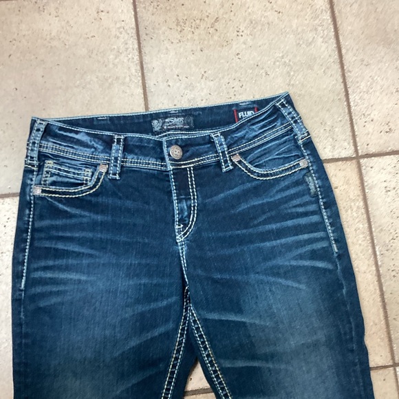 Silver sukiyaki mid capri, size 31/22 1/2 - Picture 6 of 10